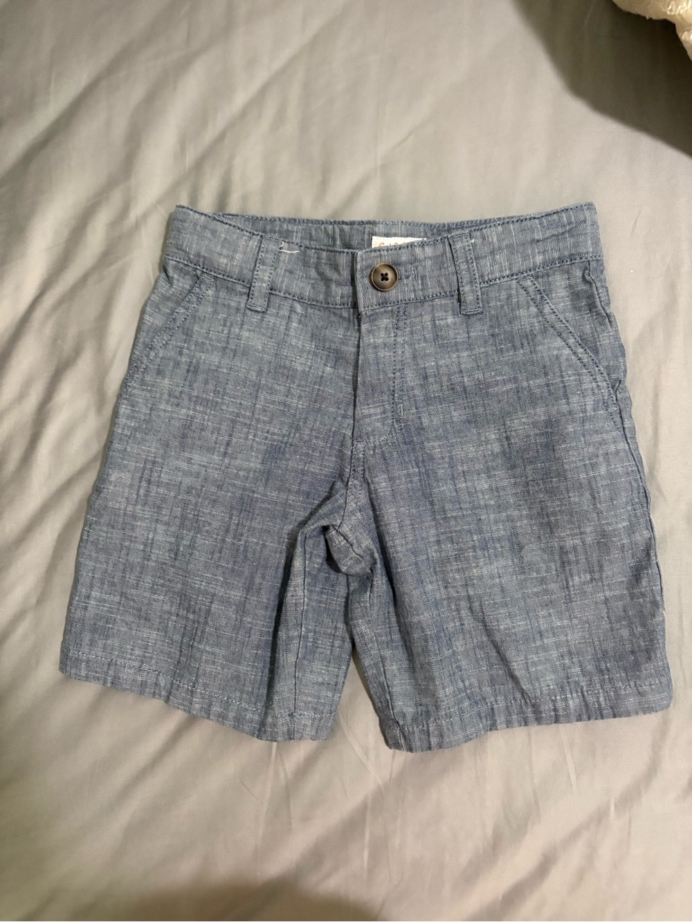 Cat & Jack Light Blue Chambray Shorts